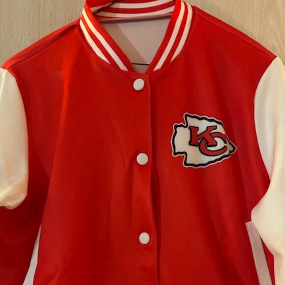 Super Bowl KC Kansas City Chiefs Football Game Tracksuit Varsity Jacket Pant Set - Picture 4 of 7